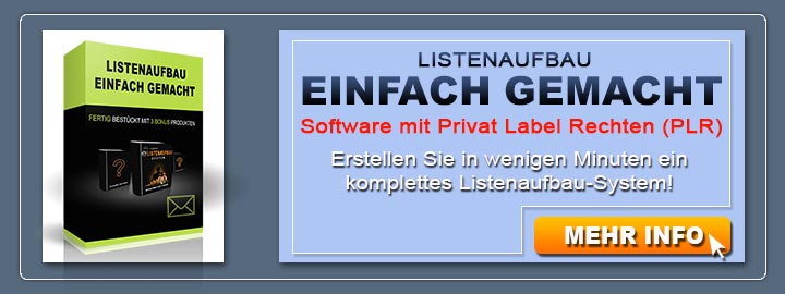 Easy Listenaufbau System