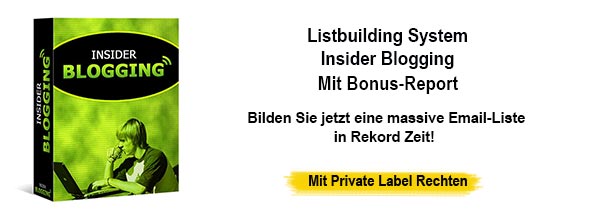 Listbuilding System Insider Blogging