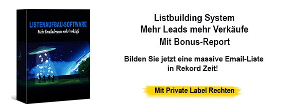 Listenaufbau System Mehr Leads mehr Verkufe