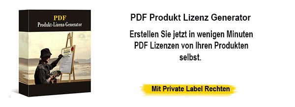 PDF Produkt Lizenz Generator