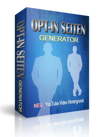 OPT-IN Seiten Generator mit YouTube Hintergrund