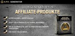 Shop für Affiliate Produkte