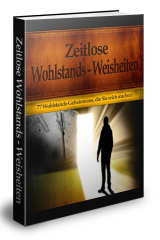 Zeitlose Wohlstands-Weisheiten -- PLR Lizenz